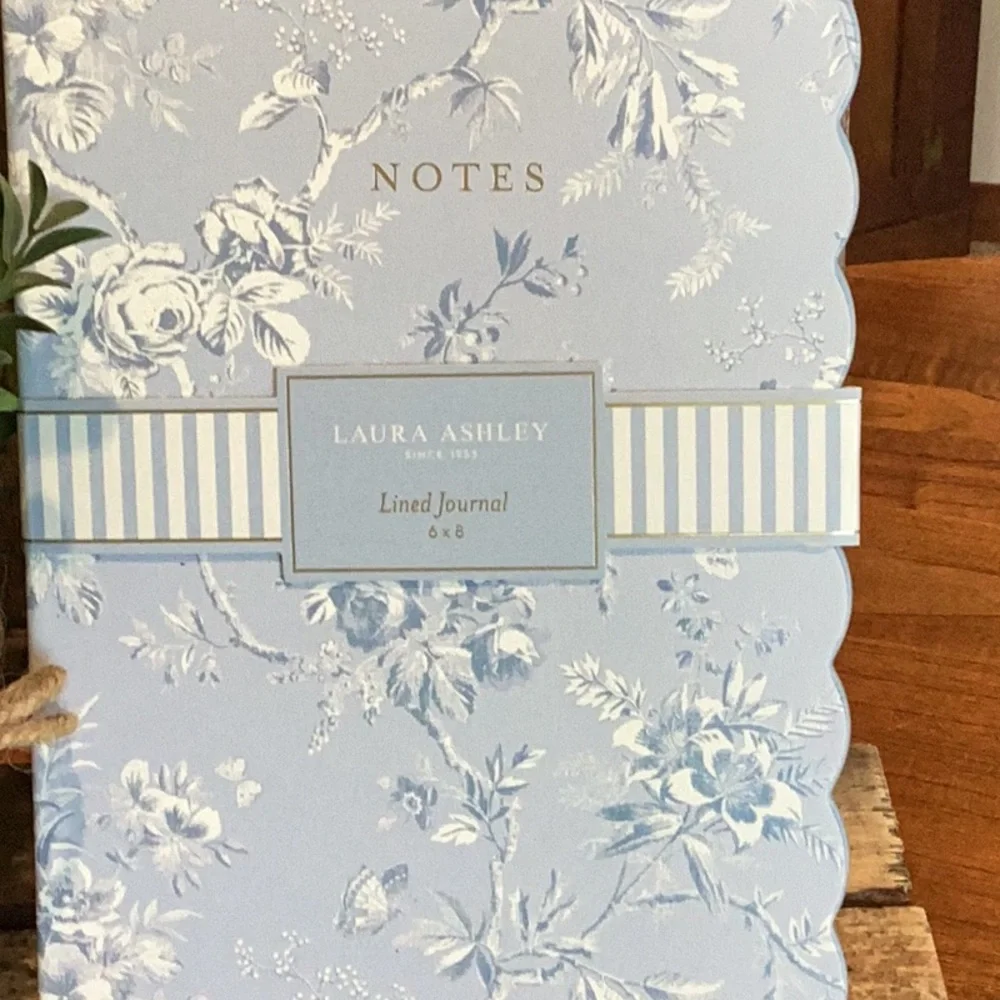 Laura Ashley Blue Floral Lined Journal - Picture 1 of 5